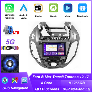 Autoradio Android 13 CarPlay per Ford B-Max, Ford Transit <span class=keywords><strong>Courier</strong></span>, Ford <span class=keywords><strong>Tourneo</strong></span> 2012-2017 con Navigatore GPS da 7 Pollici - Product Image 5