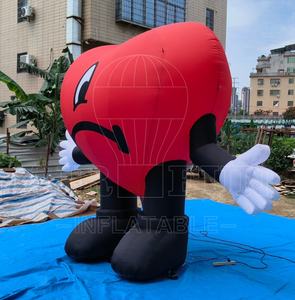 Accessoires <span class=keywords><strong>de</strong></span> décoration géants pour la Saint-Valentin Grand ballon gonflable en forme <span class=keywords><strong>de</strong></span> cœur <span class=keywords><strong>de</strong></span> 3.5m, cœur géant en peluche gonflable - Product Image 6