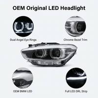 63117414141 63117414142 Faro Delantero LED AHL Adaptativo Original Usado para BMW Serie 1 F20 F21 LCI 2016-2019