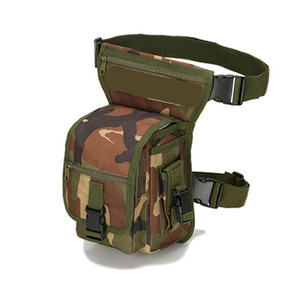 Men's Tactical Leg Bag 10L Capacity 3 Buckles <b>Magic</b> Tapes Zipper for Bike Motorcycle <b>Sand</b> Bag Thigh Knife-Waist Drop Pouch - Product Image 1
