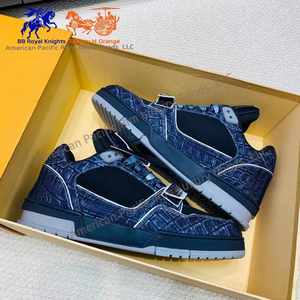 Zapatillas Deportivas de Alta Calidad, Zapatos de Lujo para Hombre, Zapatos de Diseñador, Marcas Famosas, Tela Vaquera, Piel de Cocodrilo, Zapatos de Baloncesto - Product Image 3