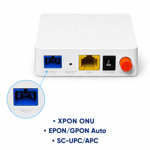 Nouvel arrivage G55 XPON HGU ONU, unité de réseau fibre optique distante adaptative GPON EPON avec port 1GE pour FTTH haut débit - Product Image 2