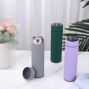 High Quality 500ml <b>Stainless</b> <b>Steel</b> Vacuum <b>Insulated</b> Smart <b>Water</b> <b>Bottle</b> with LED Temperature Display Custom Logo for Travel Party - Product Image 6