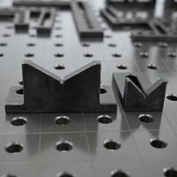 Meisida Nouveaux Blocs de Rehaussement D16 pour Table de Soudage 3D, Boîtier d'Extension et de Rehaussement, Assemblage de Précision, Acier Nitruré, 480 Max