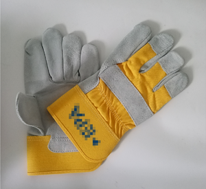 قفازات جلدية واقية يد انقسام بقرة ، لحام جلد - Product Image 2