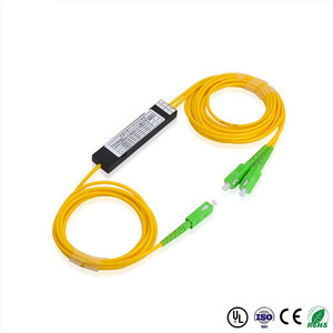อุปกรณ์สื่อสาร ตัวแยกสัญญาณ PLC 1x2 1x4 1x8 1x16 1x32 1x64 ความยาวคลื่น 1260 - 1650 นาโนเมตร แบบใยแก้วนำแสงเปลือย - Product Image 3