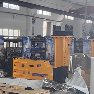 Martillo Hidráulico Rojo Tipo Caja SB 100 para Excavadora de 25-30 Toneladas, Componentes Principales de Calidad Premium (Motor/Cuerpo Principal) - Product Image 1