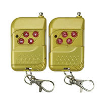 Télécommande sans fil à 4 boutons du fournisseur d'usine Code de copie universel 433MHz Prix inférieur à 1 dollar en plastique