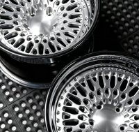 Nouvelles jantes en alliage d'aluminium forgé multi-rayons chromées polies à profil profond 17-19 pouces 5x108/5x120 compatibles avec GTR C8 Audi pour Urus