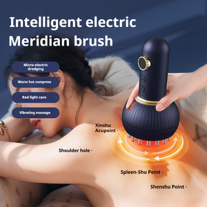 Masajeador Corporal Inalámbrico Recargable con Microcorriente y Vibración, Dispositivo Eléctrico de Gua Sha, Cepillo de Masaje Meridiano - Product Image 2