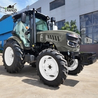 Nuevo Modelo de Tractor Agrícola LAWNIO con Ruedas Ajustables Opcionales y Operación de Cambio de Vía para Cultivo Agrícola