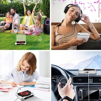 Pemutar CD Portabel dengan Layar, Output Audio USB, Pemutar Disk Mini untuk Rumah, Mobil, dan Laptop
