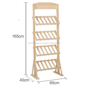 madera expositor para <span class=keywords><strong>vino</strong></span> <span class=keywords><strong>tinto</strong></span> tienda madera estante - Product Image 4