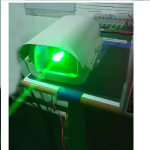 520nm 1W Ánh sáng xanh lục Đèn cảnh báo nguy hiểm an toàn Hiển thị hiệu suất Đèn cảnh báo laser