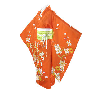 Costume de cosplay Kimono Hiyoko Saionji de l'anime Super <span class=keywords><strong>Danganronpa</strong></span> <span class=keywords><strong>2</strong></span>, robe orange pour femme adulte, vêtements d'Halloween, Kostuums - Product Image 4
