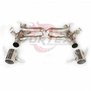 ท่อไอเสีย Vortex SS304 Valvetronic Performance สำหรับ Ferrari 488 GTB Spider พร้อมระบบ X-Pipe Racing Exhaust - Product Image 1