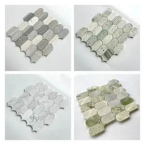 Irregular Stone Marble Mossaic Mosaic Wall Tile For Home Decoration Bathroom Wall