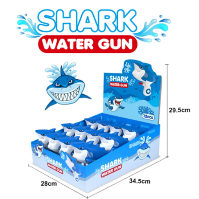 2022 New Design Hot-selling Wholesale Cute Mini Shark Cartoon Shaped Summer Baby Water Gun