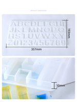 Nouveau Spec-Tech Durable Lettre Silicone Moule De Cuisson Gâteau Fondant Ensemble De Cuisson Argile Sculpture Gâteau Décoration Moules Moules De Cuisson