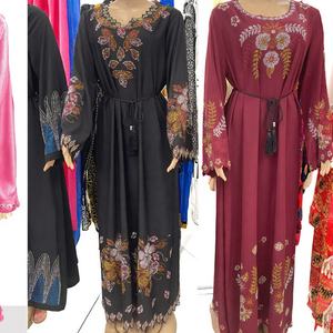 Abito tradizionale Abito Abaya <span class=keywords><strong>Africano</strong></span> da Donna Abito Abito Abito Abito Abito Abito Abito Abito da Donna con Strass Traspirante - Product Image 3