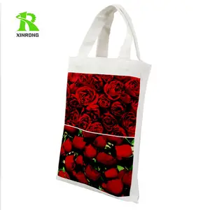 Fashionable Custom Design Print Cotton Canvas Tote Bag Shopping Bag with Logo