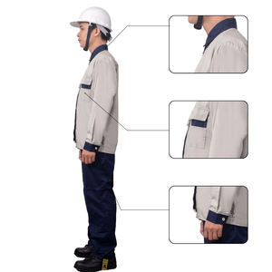 Camisa de uniforme industrial para hombres y mujeres Tela duradera para trabajadores de la construcción - Product Image 2