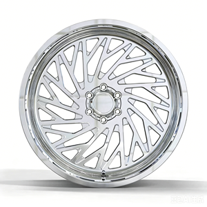 Jantes de camion forgées en alliage LZT-2774 polies 22X12 24X12 24X14 26X14 26X16 8x180 8X6.5 6x139.7 6X5.5 pour Silverado 1500 2500 <span class=keywords><strong>3500</strong></span> - Product Image 5