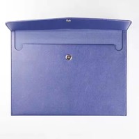 Bolso tipo billetera promocional de cuero PU personalizado con cierre magnético para llevar documentos y sobres