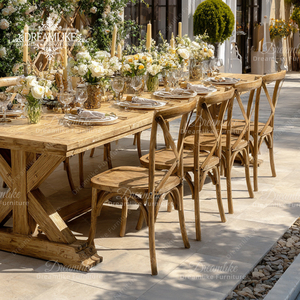 Table <span class=keywords><strong>de</strong></span> banquet en bois <span class=keywords><strong>de</strong></span> luxe pour 10 personnes, pour hôtel, mobilier d'extérieur, <span class=keywords><strong>mariage</strong></span>, fête - Product Image 2