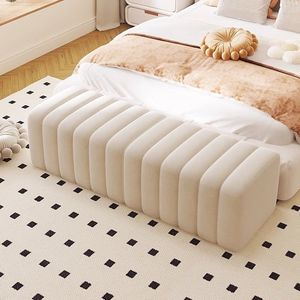 Taburete acolchado suave para cambiar zapatos, para la entrada del hogar, diseño minimalista de madera maciza, banco duradero de 40x40cm - Product Image 3