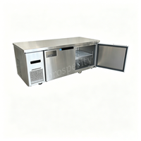 -30 ° Table de préparation frigorifique sous comptoir en acier inoxydable à très basse température pour restaurant, boulangerie et traiteur
