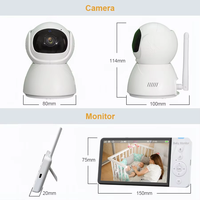 Kamera bohlam nirkabel panorama 1080P WiFi, bola lampu keamanan rumah sistem PTZ Full HD Mini 360 derajat definisi tinggi