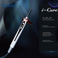 Lampe de photopolymérisation dentaire LED à turbine, basse vitesse, avec guide à fibre optique, tête métallique, pour résine dentaire, haute intensité lumineuse
