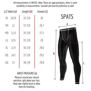 Wholesale Men's Bjj <b>Grappling</b> Mma Compression Spats Leggings Tights - Product Image 6