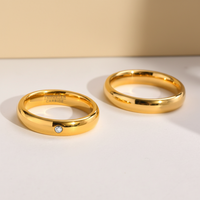 Bague de mariage en tungstène plaqué or 18K 24K pour homme et couple, 8MM 6MM, prix de gros
