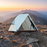 Moustiquaire gonflable portable légère imperméable à double couche de protection UV pour une personne, tente de camping quatre saisons