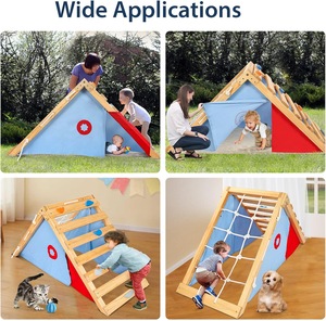 Climbing Triangle Triangle <strong>Kids</strong> Climber Set Children <strong>Outdoor</strong> Playroom <strong>Furniture</strong> - Product Image 3