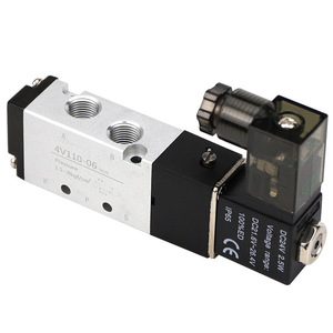 วาล์วนิวแมติก Dde Dade รุ่น 4V110-06 แบบ 2 ตำแหน่ง 5 ทาง ใช้ไฟ DC 24V 2.5W มาตรฐาน IP65 สำหรับควบคุมระบบนิวแมติก - Product Image 3