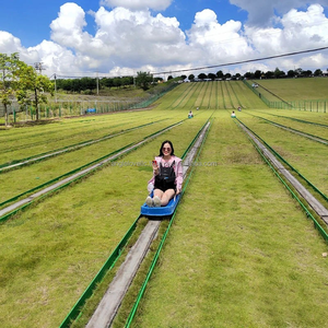 Grande piste extérieure herbe ski alpin caboteur extrême toboggan famille équipement d'amusement non alimenté - Product Image 6