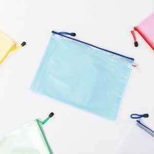 Carpeta A4 en Oferta, Bolsas de Malla Transparente con Cierre, Bolsa de Documentos de PVC, Carpetas de Archivo de Plástico, Logotipo Personalizado, Archivos Comerciales para Documentos - Product Image 1