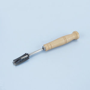 Danish Whisk Dough Lame Slashing Tool and <strong>Scraper</strong> Wood for Pastry Baking Sourdough Starter Kit <strong>Set</strong> of 3 - Product Image 6