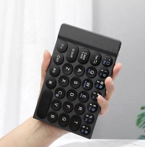 Phần Cứng Máy Tính Phần Mềm Di Động Có Thể Gập Lại Có Thể Sạc Lại Mini Bàn Phím Không Dây Màu Xanh Răng Máy Tính Bảng Bàn Phím Với Đứng Chủ - Product Image 6