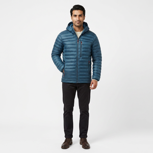 2022 Lightweight Hooded Packable Puffer Down Feather <b>Jacket</b> - Product Image 1