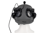 Casque tactique ZTAC C II ARC avec réduction de bruit, écouteurs filaires, amplificateur, indicateur LED, étanche IPX-6