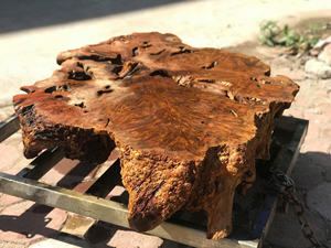 CONTACT US BULK ORDER Natural Solid Wood Root Coffee Table, Handmade <b>Rustic</b> Live Edge Wood Table for Living Room <b>Furniture</b> - Product Image 6