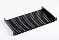 LEILEI Serveur Rack 1U Étagère Universelle Ventilée Rack Mount Tray 19 "Network Cabinet Rack Case