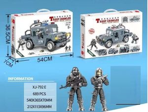 Swat Serie Pantservoertuig Bouwstenen Speelgoed Militaire Kids Block Set Swat Politie-Vrachtwagen Gepantserd Tactisch Transportvoertuig - Product Image 5