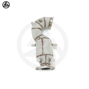 Tubo bajante de alto flujo CSZ para <span class=keywords><strong>Fiat</strong></span> Abarth 500 595 695 1,4 T, tubo de bajada con escape de rendimiento de protección térmica - Product Image 2