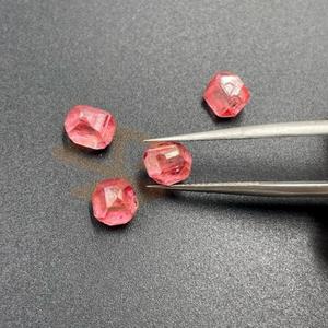 Diamante Sintético Rojo Granada HPHT Cultivado en Laboratorio, Diamante en Bruto de 2-4 Quilates, 6-10 mm, Sin Cortar, para Joyería - Product Image 6
