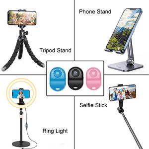 Smartphone senza fili selfie fotocamera otturatore remoto con cinturino da polso regolabile per iPhone Android <span class=keywords><strong>iPad</strong></span> tablet - Product Image 2